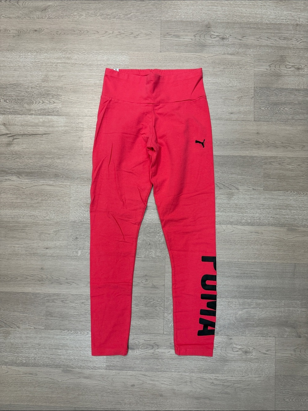 Puma Women's Athletic Leggings Tights Paradise Pink Black Sz Small!